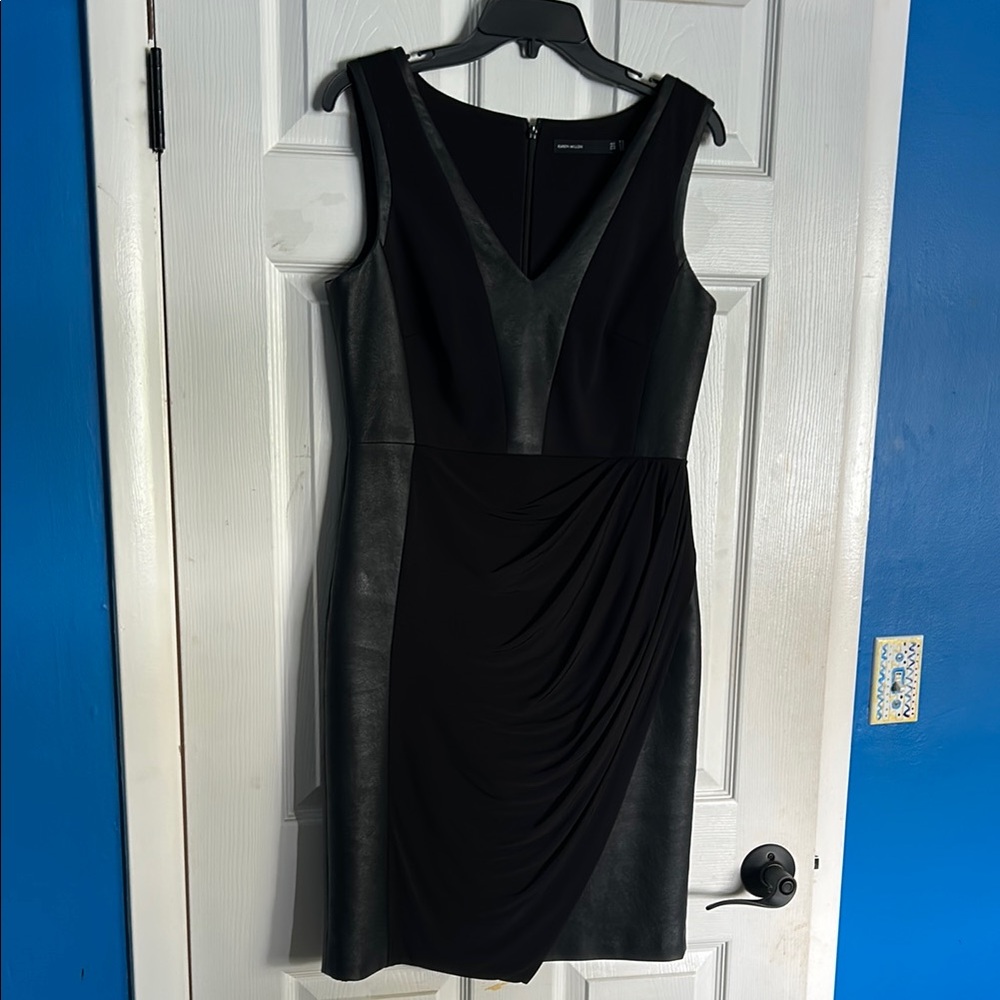 Karen Millen Black Ruched Cocktail Dress